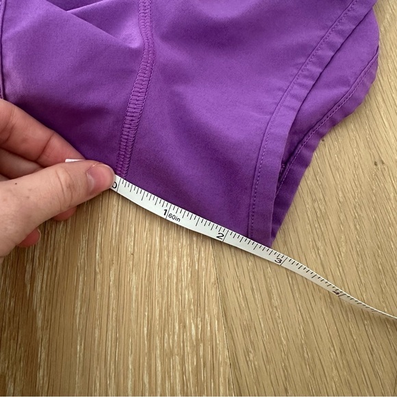 Lululemon Womens Speed Short Moonlit Magenta Purple Colorful Zipper Running 8 - Picture 12 of 15